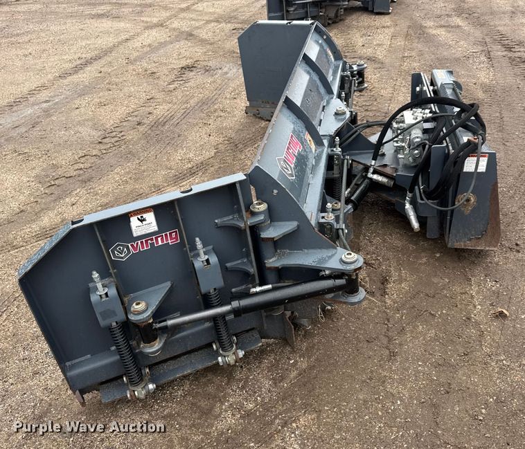 image for item NA9968 Virnig HSBP144 skid steer snow plow