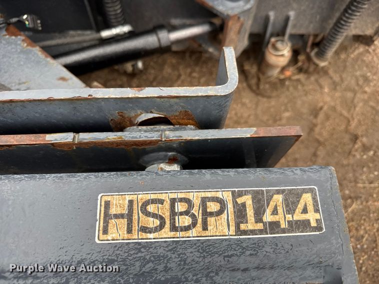 image for item NA9968 Virnig HSBP144 skid steer snow plow