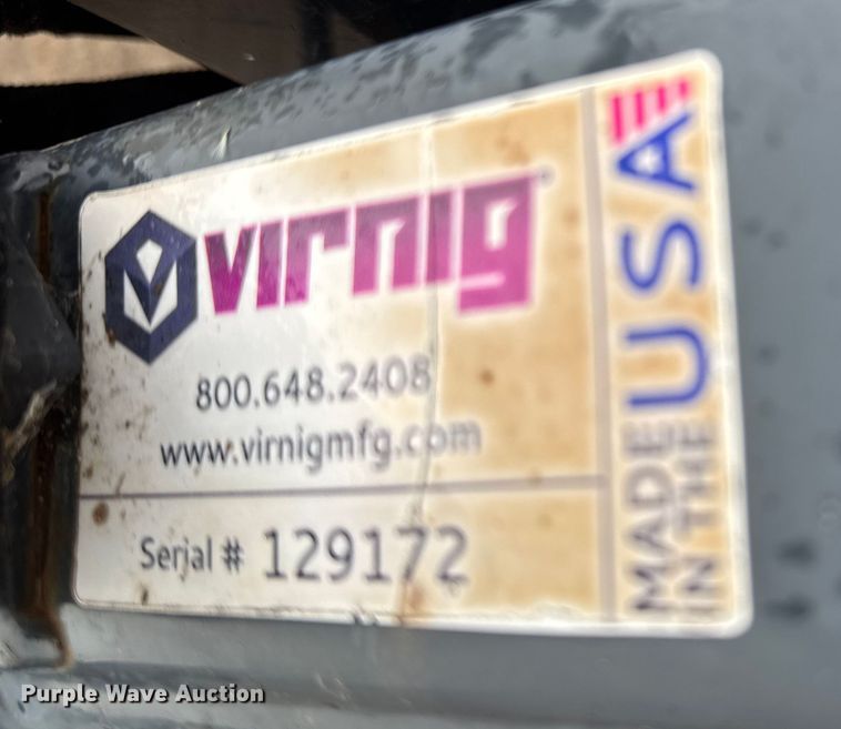 image for item NA9968 Virnig HSBP144 skid steer snow plow