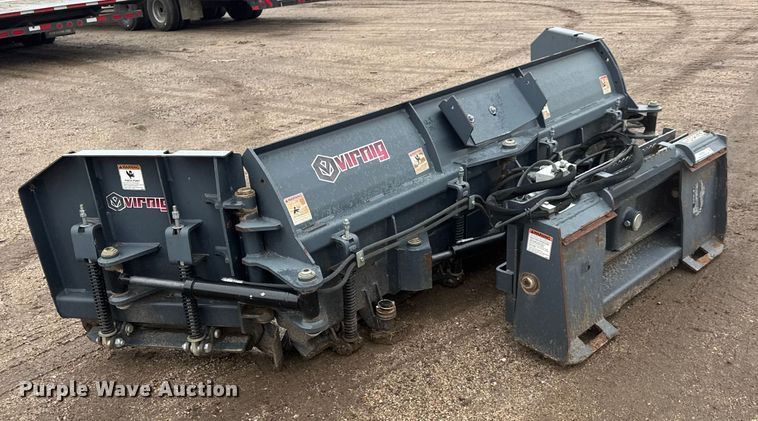 image for item NA9969 Virnig HSBP144 skid steer snow plow