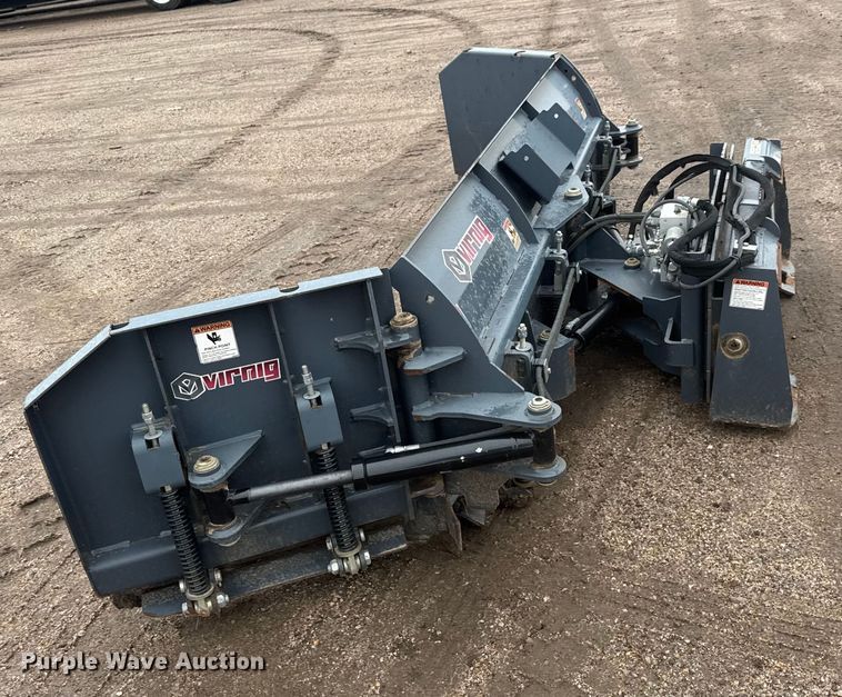 image for item NA9969 Virnig HSBP144 skid steer snow plow