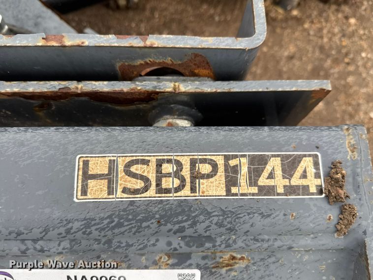 image for item NA9969 Virnig HSBP144 skid steer snow plow