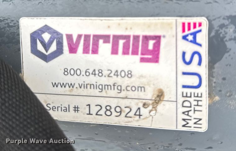 image for item NA9969 Virnig HSBP144 skid steer snow plow