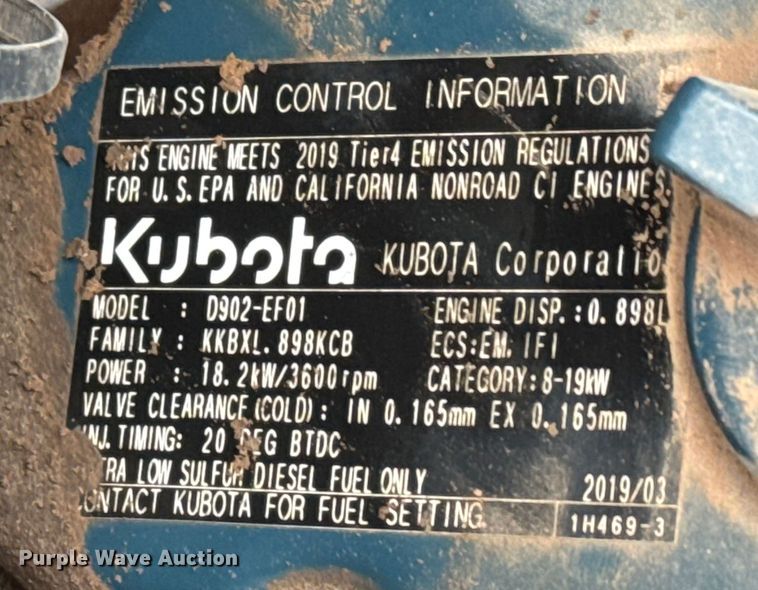 image for item NA9993 2020 Ditch Witch SK600 compact utility loader