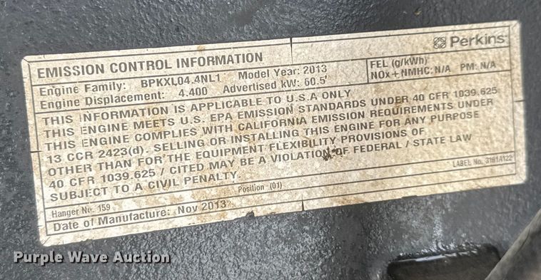 image for item NB9012 2014 Reed A40HP concrete pump