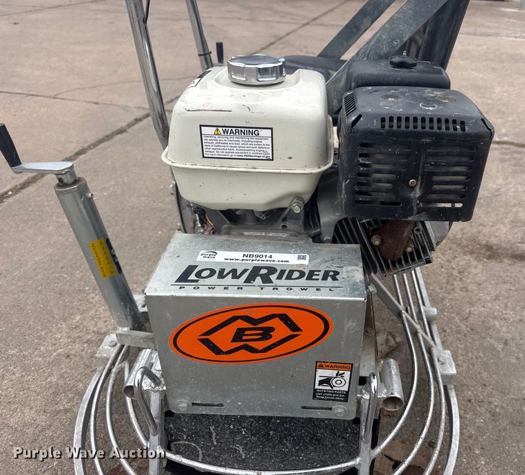 image for item NB9014 MBW MK8-75 Low Rider power trowel