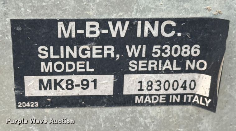 image for item NB9015 MBW MK8-91 power trowel