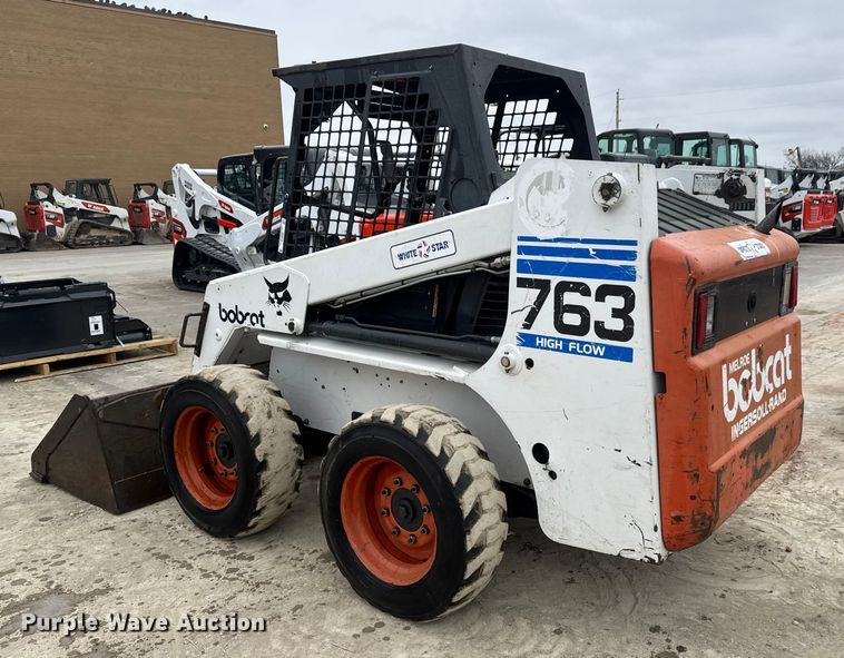 image for item NB9016 1997 Bobcat 763 skid steer loader