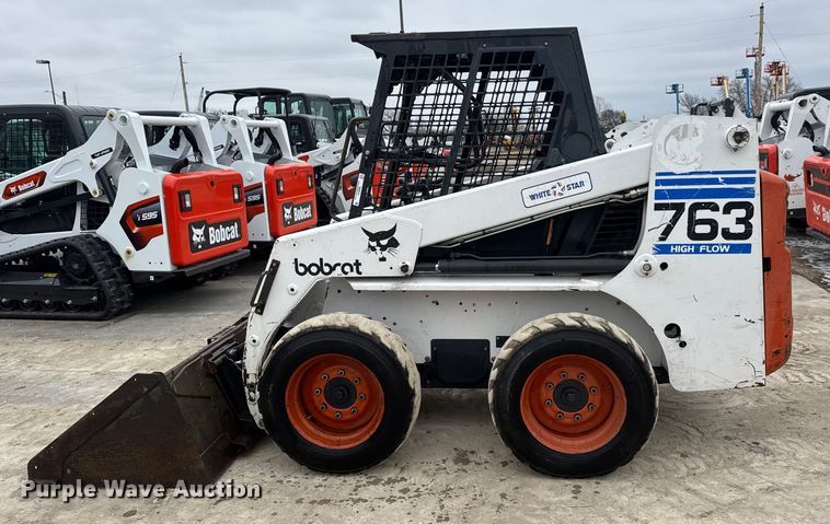 image for item NB9016 1997 Bobcat 763 skid steer loader