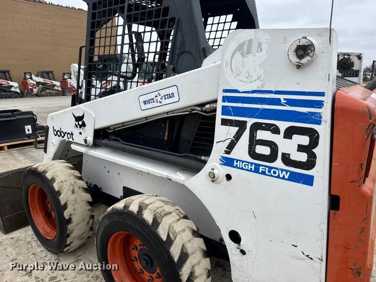 image for item NB9016 1997 Bobcat 763 skid steer loader