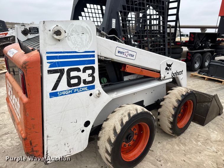 image for item NB9016 1997 Bobcat 763 skid steer loader