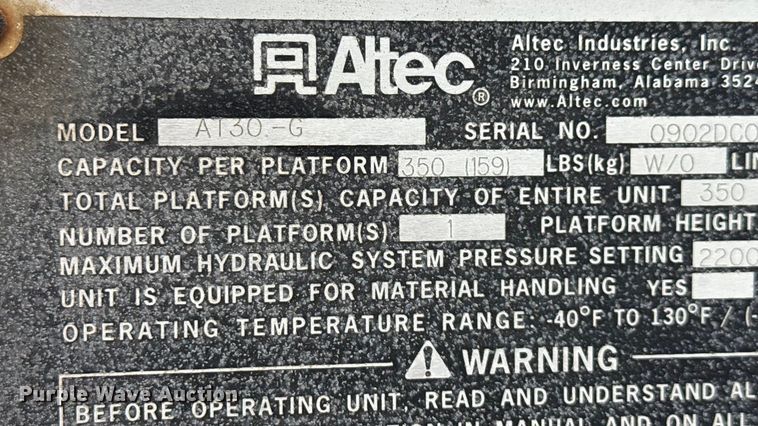 image for item ND9448 2003 Ford F550 bucket truck