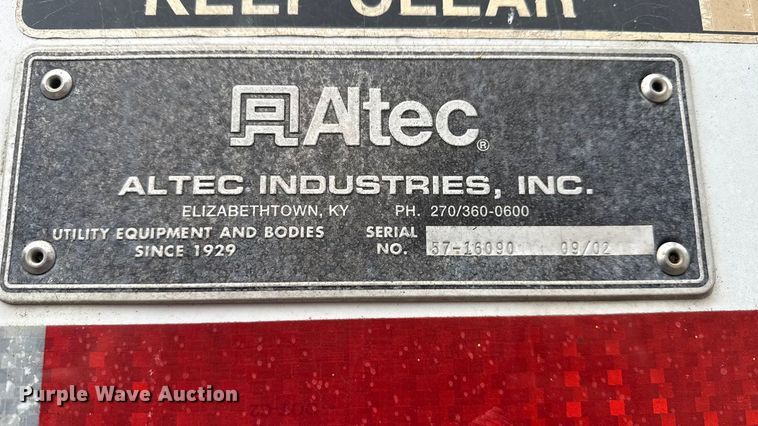 image for item ND9448 2003 Ford F550 bucket truck