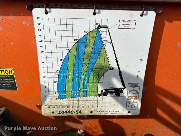 image for item ND9456 2012 JLG 1044C-54 Series II telehandler