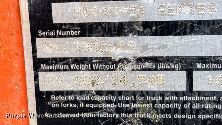 image for item ND9456 2012 JLG 1044C-54 Series II telehandler