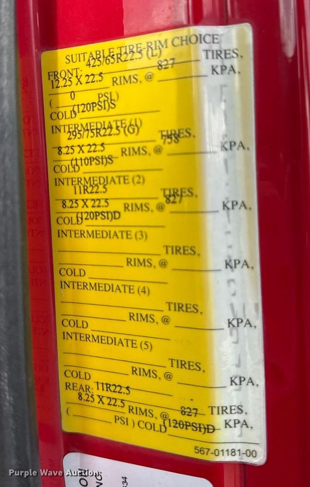 image for item ND9458 2015 Mack GU713 dump truck