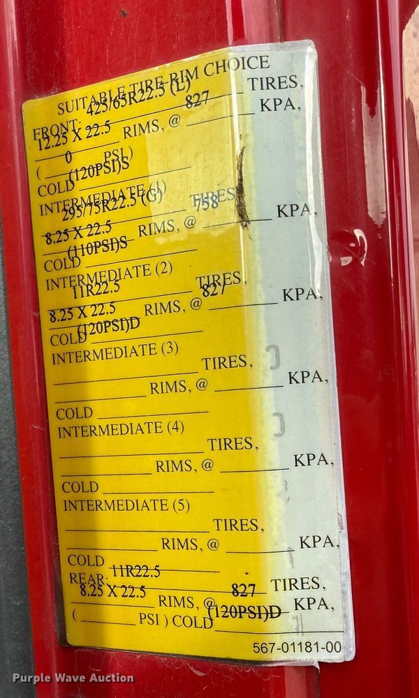 image for item ND9459 2015 Mack GU713 dump truck