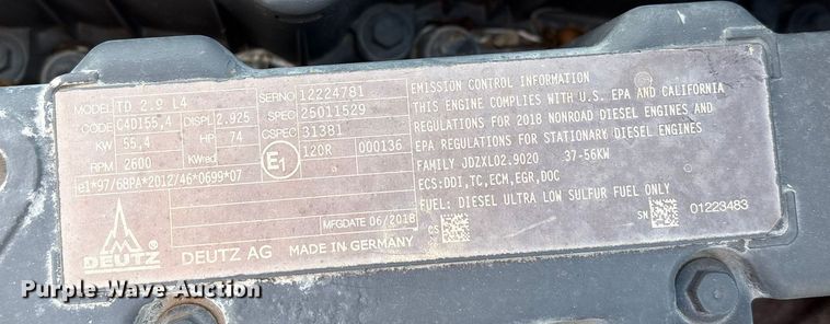 image for item NK9001 2018 MG31670B pump