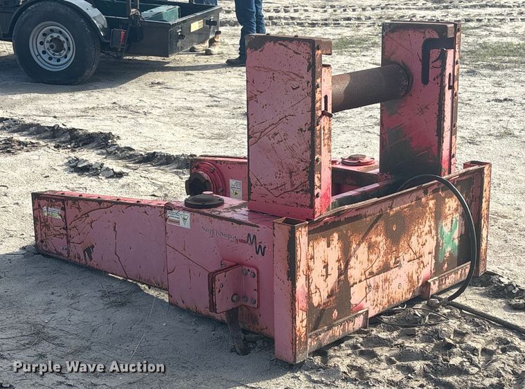 image for item NK9025 Midland Carrier skid steer reel attachment