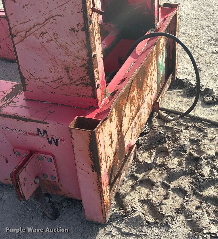 image for item NK9025 Midland Carrier skid steer reel attachment