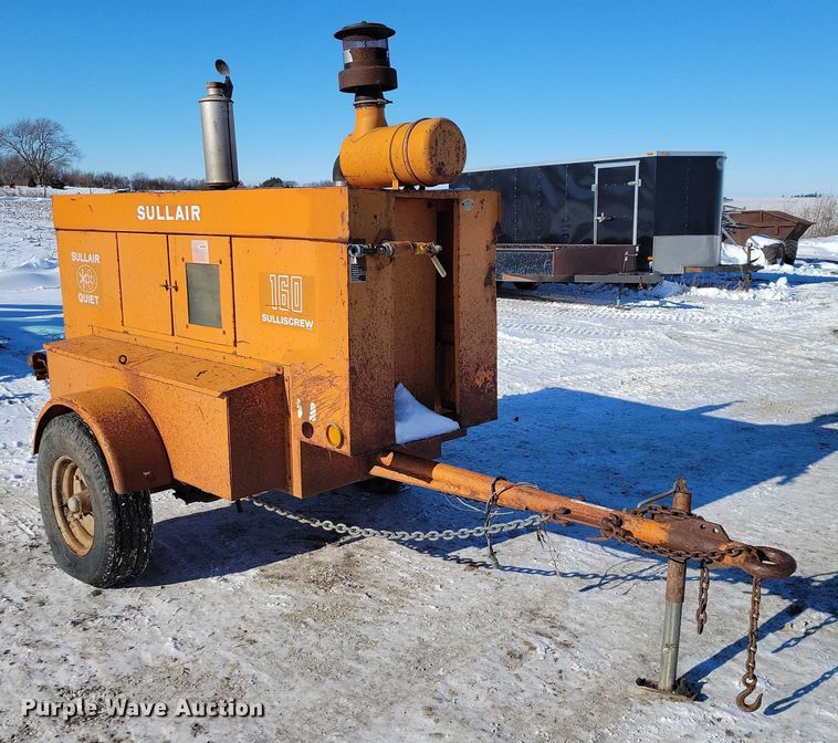 image for item NO9820 Sullair 160 GPQ air compressor