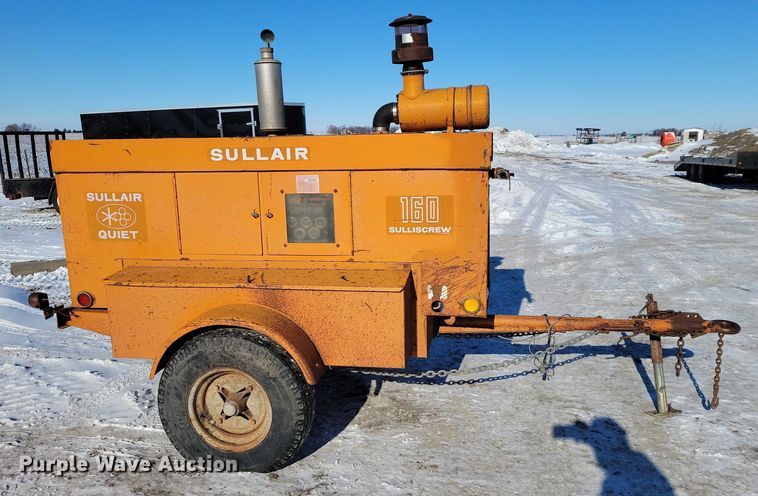 image for item NO9820 Sullair 160 GPQ air compressor