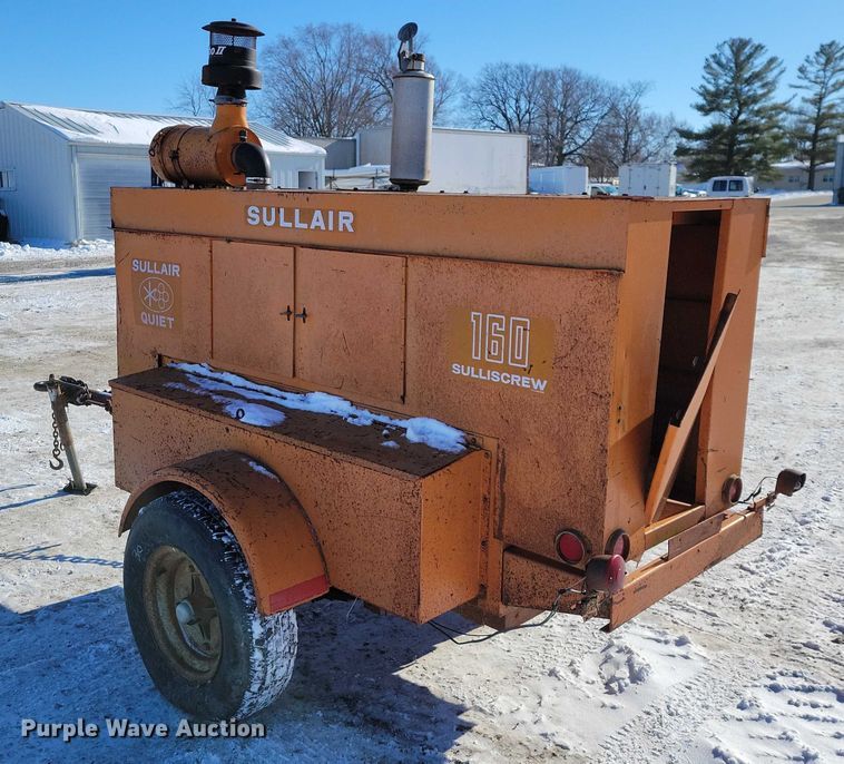 image for item NO9820 Sullair 160 GPQ air compressor