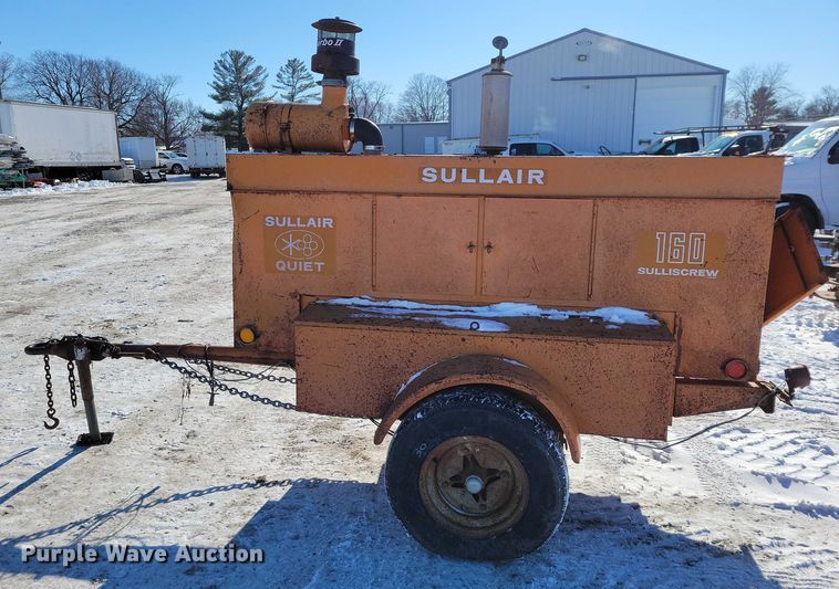 image for item NO9820 Sullair 160 GPQ air compressor