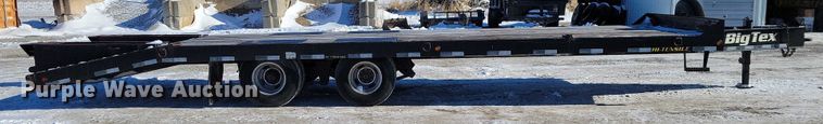 image for item NO9822 2016 Big Tex 20ED equipment trailer
