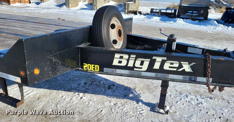 image for item NO9822 2016 Big Tex 20ED equipment trailer