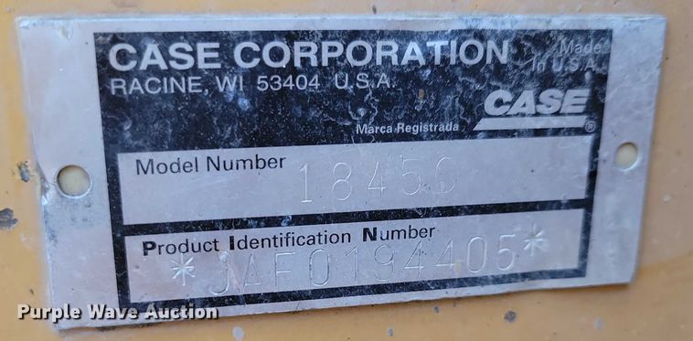 image for item NO9823 1996 Case 1845C skid steer loader