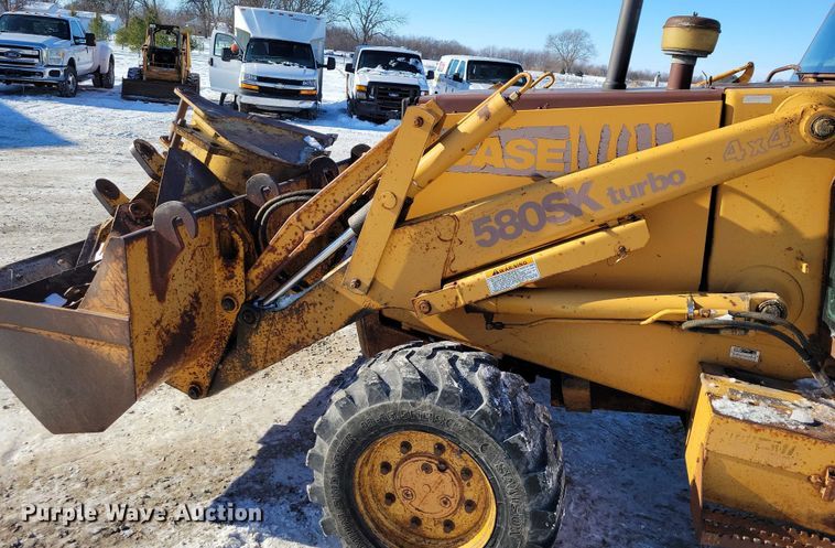 image for item NO9824 1994 Case 580 Super K backhoe