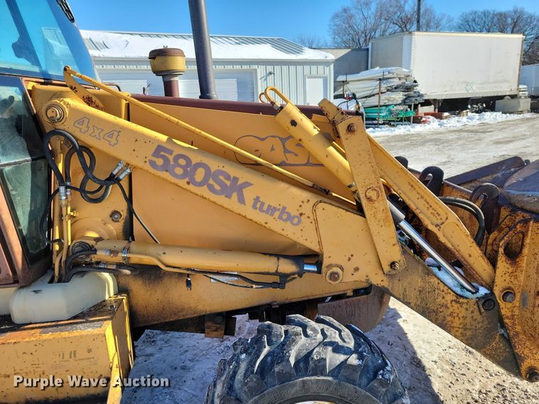 image for item NO9824 1994 Case 580 Super K backhoe