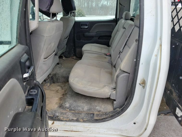 image for item NO9826 2016 Chevrolet Silverado 3500HD Crew Cab utility bed pickup truck