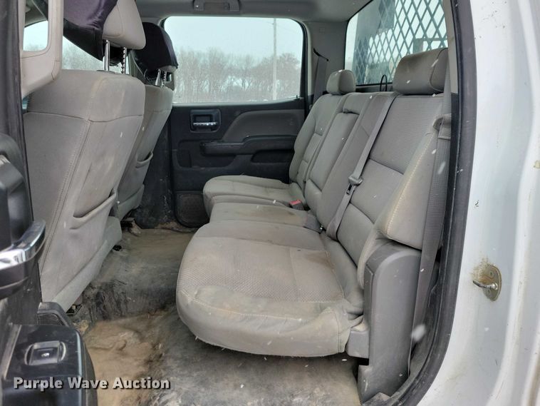 image for item NO9826 2016 Chevrolet Silverado 3500HD Crew Cab utility bed pickup truck