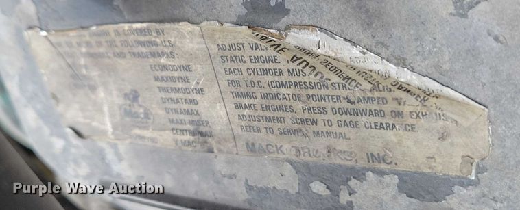 image for item NO9831 1994 Mack CH613 dump truck