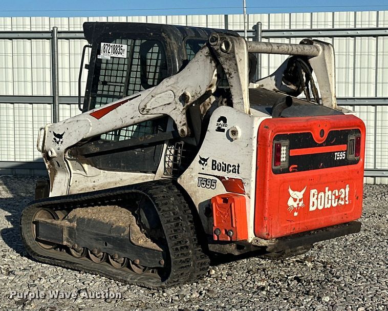 image for item YA1446 2017 Bobcat T595 tracked skid steer loader