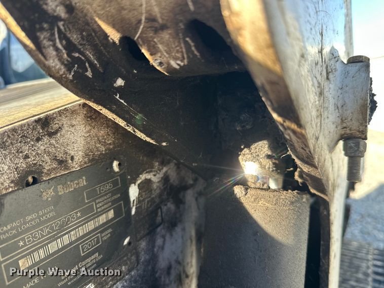 image for item YA1446 2017 Bobcat T595 tracked skid steer loader