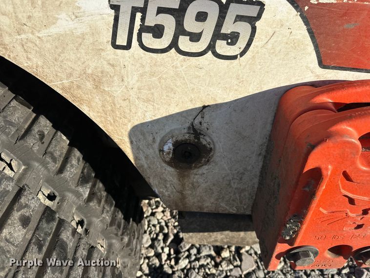 image for item YA1446 2017 Bobcat T595 tracked skid steer loader