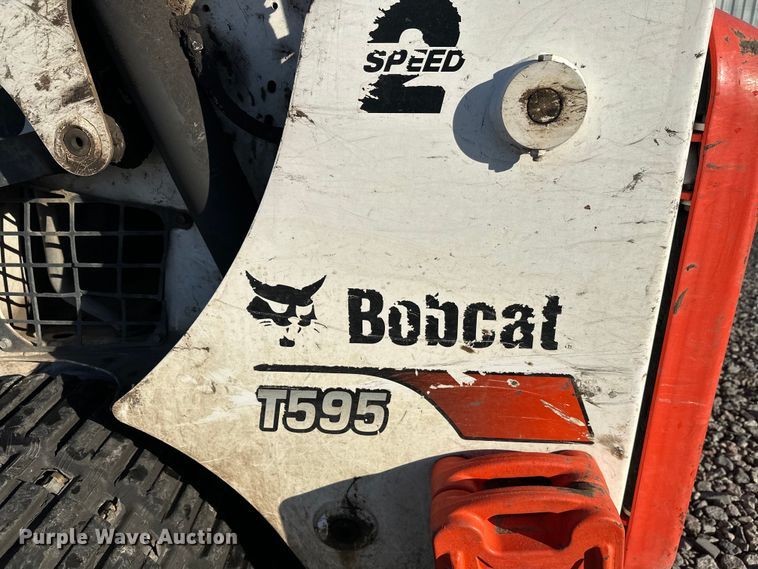 image for item YA1446 2017 Bobcat T595 tracked skid steer loader