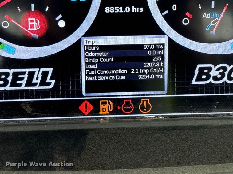 image for item YA1596 2018 Bell B30E articulated haul truck