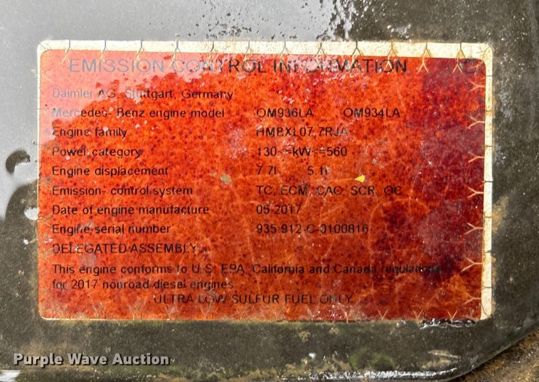 image for item YA1596 2018 Bell B30E articulated haul truck