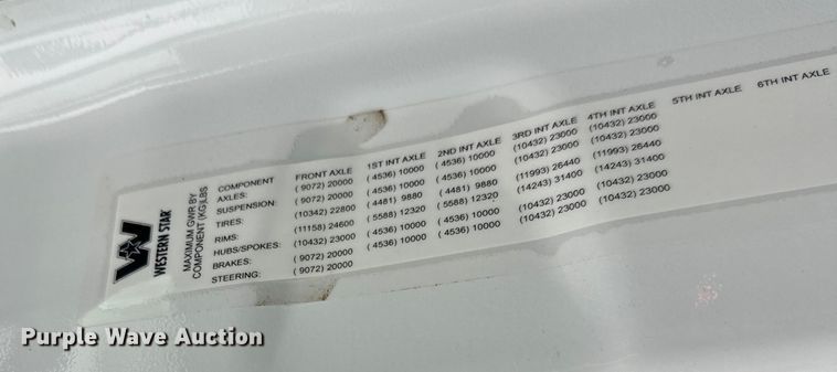 image for item YA1625 2024 Western Star 47X hydrovac truck