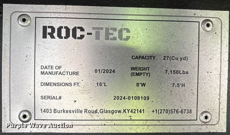 image for item YA1627 2025 Kenworth  T880 dump truck