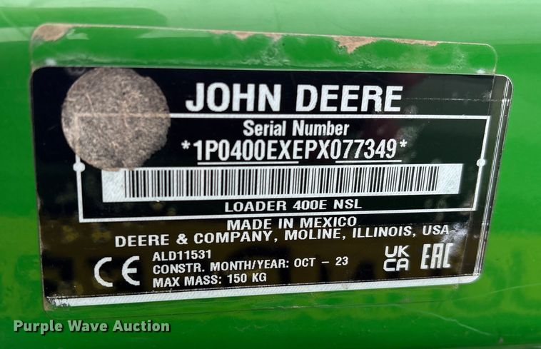 image for item YA1642 2024 John Deere 4044M MFWD tractor