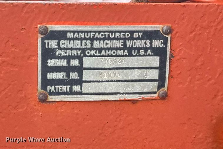 image for item ZA0748 Ditch Witch R100 trencher