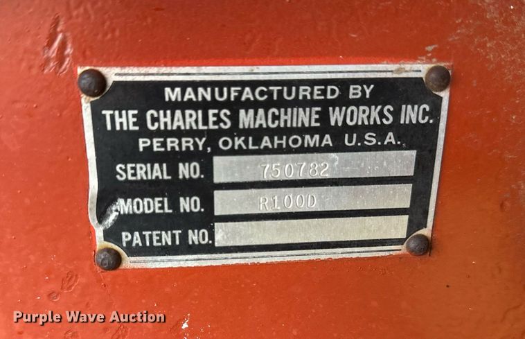 image for item ZA0748 Ditch Witch R100 trencher