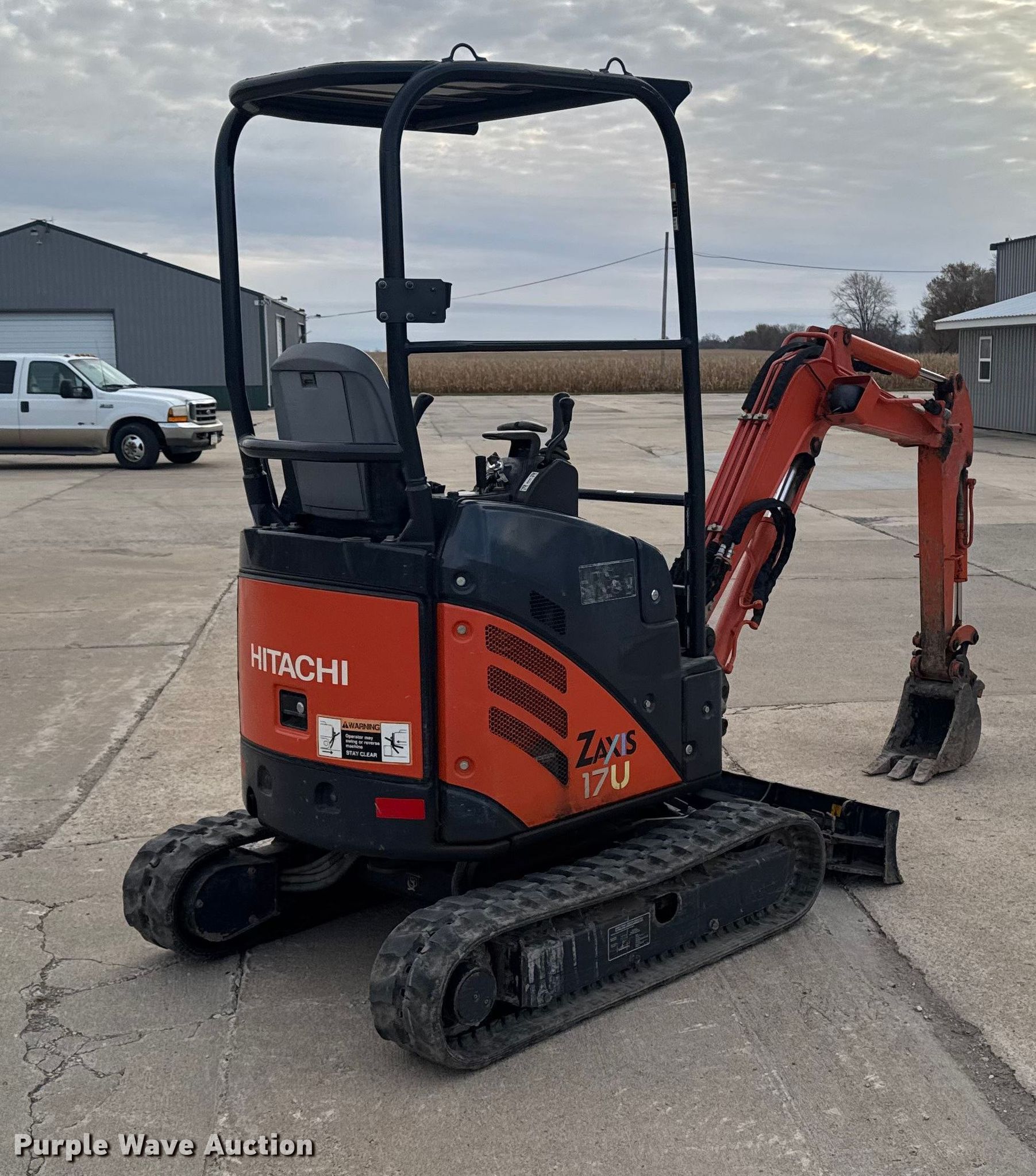 2011 Hitachi ZX17U-2 mini excavator in Lisbon, IA | Item EA2062