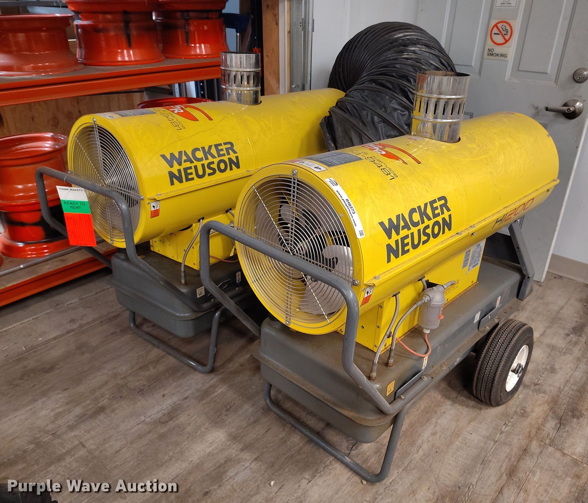 2) Wacker Neuson HI200 HD D heater in Craig, CO | Item IH9373 sold