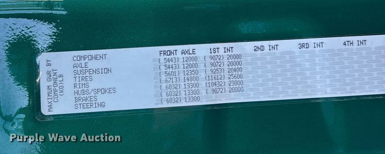 image for item DT0007 2016 Freightliner Cascadia semi truck